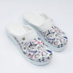 Ciabatte sanitarie da donna con zeppa /