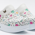 Ciabatte sanitarie da donna con zeppa /