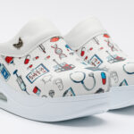 Ciabatte da infermiera in ecopelle /