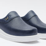 Sabot da donna in pelle con punta chiusa /