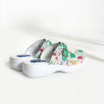 Ciabatte in pelle antifatica con gel /