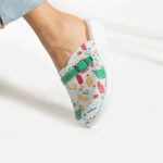 Ciabatte in pelle antifatica con gel /