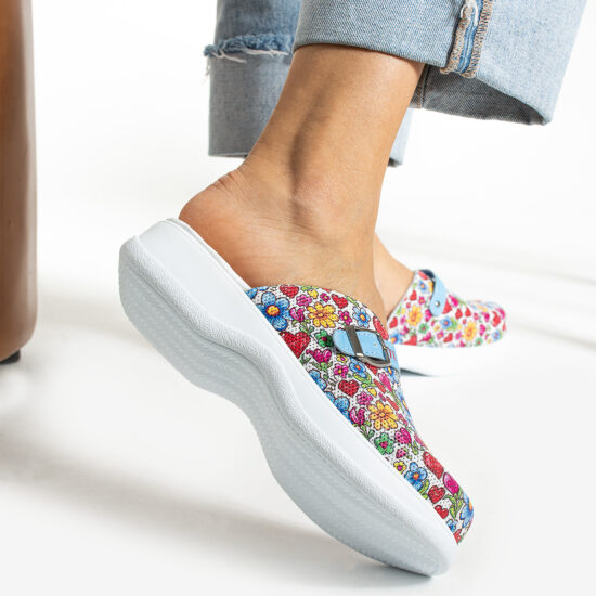 Alternative view of Ciabatte in pelle antifatica con gel