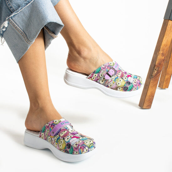 Alternative view of Ciabatte in pelle antifatica con gel