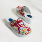 Ciabatte in pelle antifatica con gel /