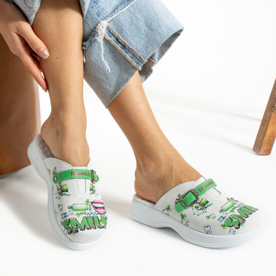 Alternative view of Ciabatte in pelle antifatica con gel