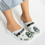 Ciabatte in pelle antifatica con gel /