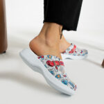 Ciabatte in pelle antifatica con gel /