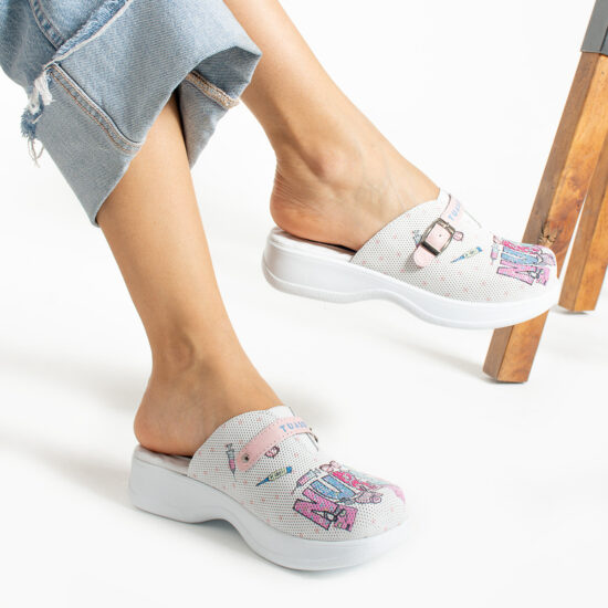 Alternative view of Ciabatte in pelle antifatica con gel