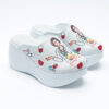 Ciabatte sanitarie da donna con zeppa Zoccoli da lavoro donna Colorate 6 Ciabatte sanitarie da donna con zeppa Zoccoli da lavoro donna Colorate 6