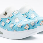 Ciabatte sanitarie da donna con zeppa /