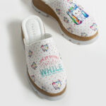 Zoccoli sanitari da donna in pelle naturale / Zoccoli sanitari da donna in pelle naturale /