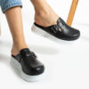 Sabot da lavoro in pelle da donna Outlet Monocolore 5 Sabot da lavoro in pelle da donna Outlet Monocolore 5