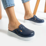 Sabot da lavoro in pelle da donna / Sabot da lavoro in pelle da donna /