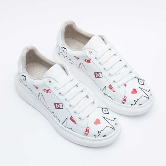 Scarpe sanitarie anatomiche in pelle Scarpe sanitarie e da lavoro Ciabatte da infermiere 2