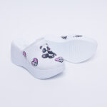 Ciabatte chiuse da donna in pelle con sottopiede soft /