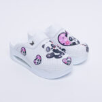 Ciabatte chiuse da donna in pelle con sottopiede soft /