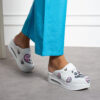 Ciabatte chiuse da donna in pelle con sottopiede soft Zoccoli da lavoro donna Asilo 6 Ciabatte chiuse da donna in pelle con sottopiede soft - Sweet Panda