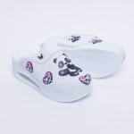 Ciabatte chiuse da donna in pelle con sottopiede soft /