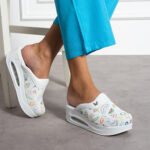 Ciabatte sanitarie in pelle con sottopiede soft /