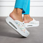 Ciabatte sanitarie in pelle con sottopiede soft /