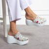 Ciabatte chiuse da donna in pelle con sottopiede soft Zoccoli da lavoro donna Colorate 6 Ciabatte chiuse da donna in pelle con sottopiede soft Zoccoli da lavoro donna Colorate 6