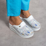 Ciabatte sanitarie in pelle con sottopiede soft / Ciabatte sanitarie in pelle con sottopiede soft /