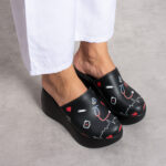 Ciabatte sanitarie in pelle con sottopiede soft / Ciabatte sanitarie in pelle con sottopiede soft /