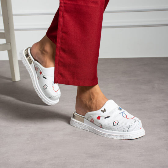 Ciabatte mediche anatomiche in vera pelle Ciabatte sanitarie donna Ciabatte da infermiere 2 Ciabatte mediche anatomiche in vera pelle Ciabatte sanitarie donna Ciabatte da infermiere 2