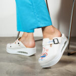 Ciabatte sanitarie anatomiche da donna con zeppa / Ciabatte sanitarie anatomiche da donna con zeppa /