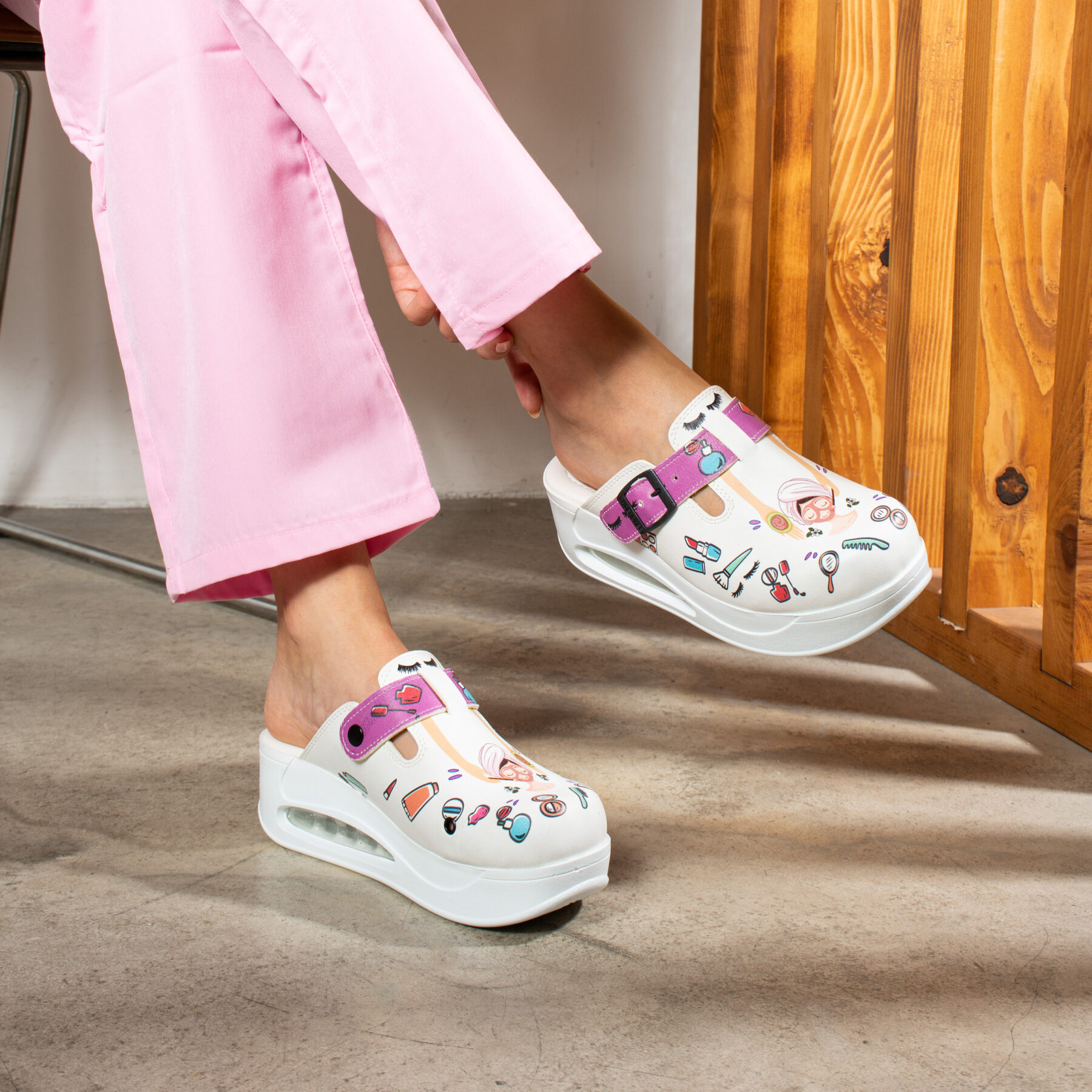 Absolute Footwear Ciabatte Donna Con Design A Righe - Tomaia In Tessuto, Leggere E Confortevoli, Taglie UK 3-8 - 3