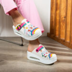 Ciabatte da lavoro anatomiche da donna con zeppa /