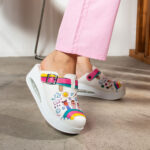 Ciabatte da lavoro anatomiche da donna con zeppa /