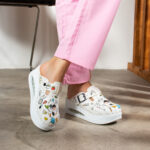 Ciabatte da lavoro anatomiche da donna con zeppa / Ciabatte da lavoro anatomiche da donna con zeppa /