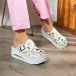 Ciabatte da lavoro anatomiche da donna con zeppa / Ciabatte da lavoro anatomiche da donna con zeppa /