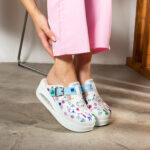 Ciabatte da lavoro anatomiche da donna con zeppa / Ciabatte da lavoro anatomiche da donna con zeppa /