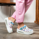 Ciabatte da lavoro anatomiche da donna con zeppa / Ciabatte da lavoro anatomiche da donna con zeppa /