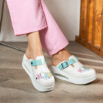 Ciabatte sanitarie anatomiche da donna con zeppa / Ciabatte sanitarie anatomiche da donna con zeppa /