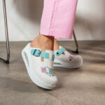 Ciabatte sanitarie anatomiche da donna con zeppa / Ciabatte sanitarie anatomiche da donna con zeppa /