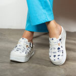 Ciabatte sanitarie anatomiche da donna con zeppa / Ciabatte sanitarie anatomiche da donna con zeppa /