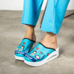 Ciabatte sanitarie anatomiche da donna con zeppa / Ciabatte sanitarie anatomiche da donna con zeppa /