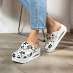 Ciabatte da lavoro anatomiche da donna con zeppa /