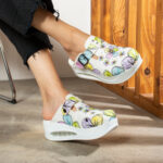 Ciabatte da lavoro anatomiche da donna con zeppa / Ciabatte da lavoro anatomiche da donna con zeppa /