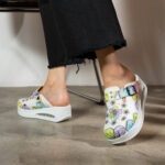 Ciabatte da lavoro anatomiche da donna con zeppa / Ciabatte da lavoro anatomiche da donna con zeppa /