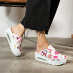 Ciabatte da lavoro anatomiche da donna con zeppa /