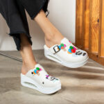 Ciabatte da lavoro anatomiche da donna con zeppa / Ciabatte da lavoro anatomiche da donna con zeppa /