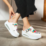 Ciabatte da lavoro anatomiche da donna con zeppa / Ciabatte da lavoro anatomiche da donna con zeppa /