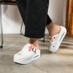 Ciabatte da lavoro anatomiche da donna con zeppa /