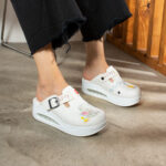 Ciabatte da lavoro anatomiche da donna con zeppa /