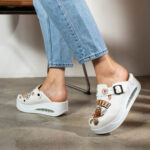 Ciabatte da lavoro anatomiche da donna con zeppa / Ciabatte da lavoro anatomiche da donna con zeppa /